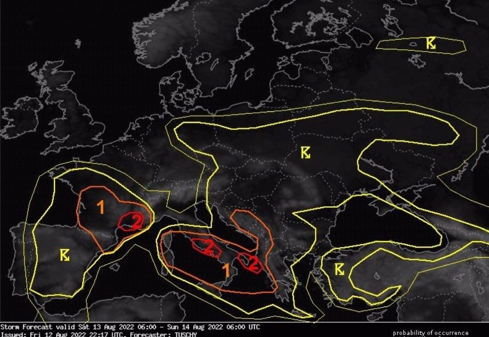 La previsión del tiempo actualizada