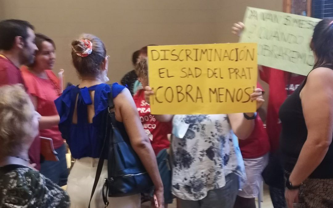Las trabajadoras del SAD podrían endurecer la protesta.