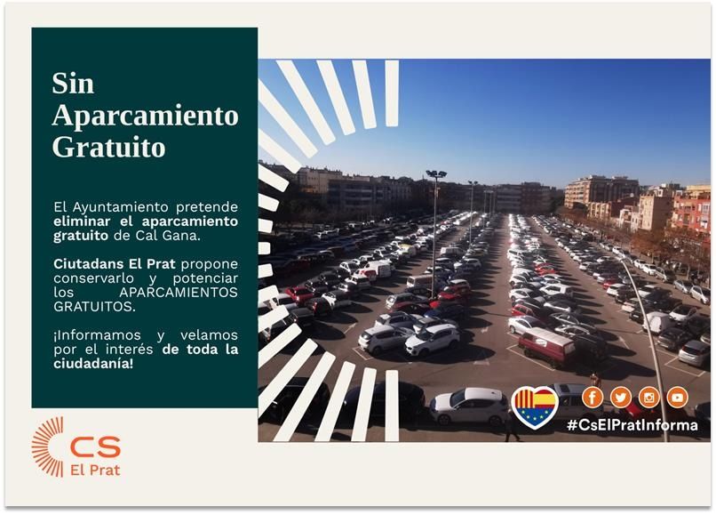 Cs El Prat inicia una campaña de recogida de firmas sobre el aparcamiento de Cal Gana