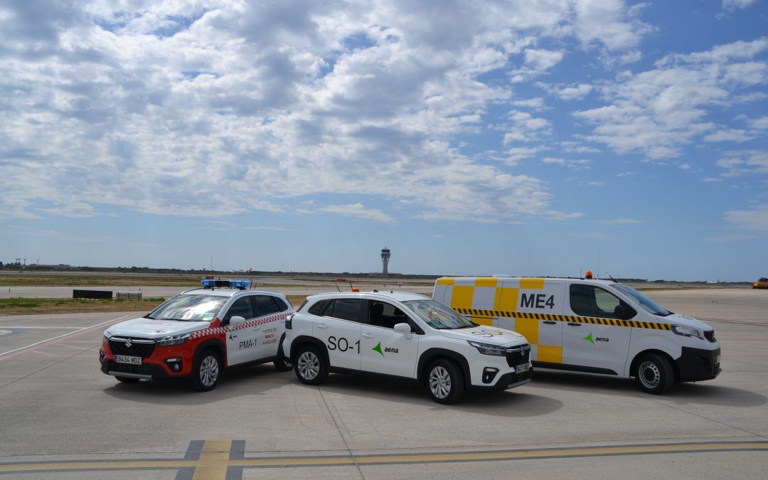 El Aeropuerto del Prat amplía su flota de vehículos sostenibles