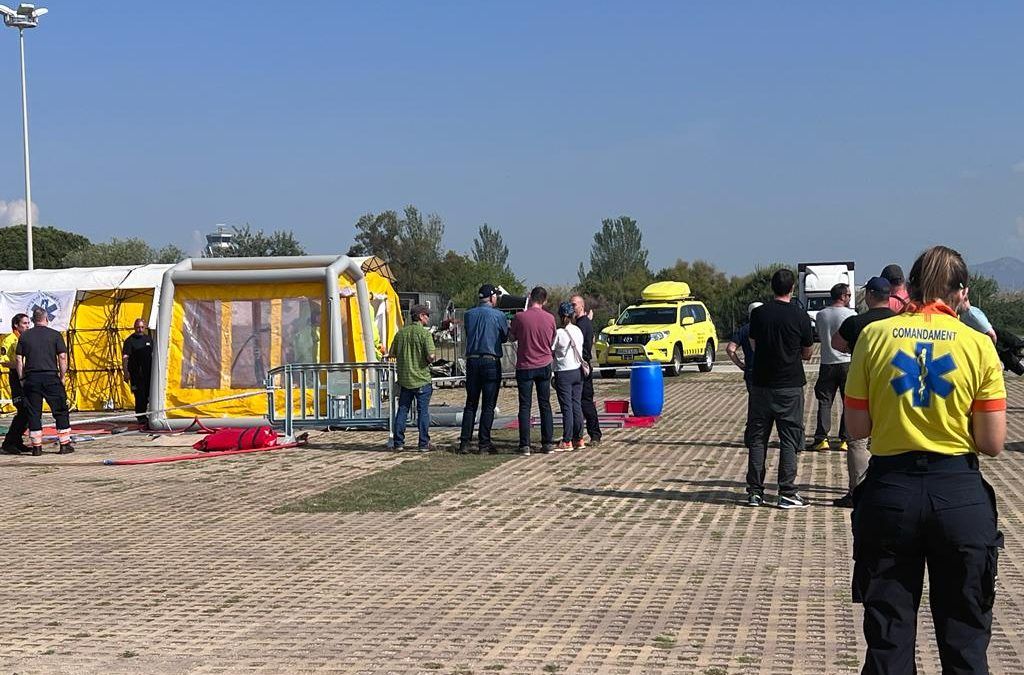 Simulacre accident químic