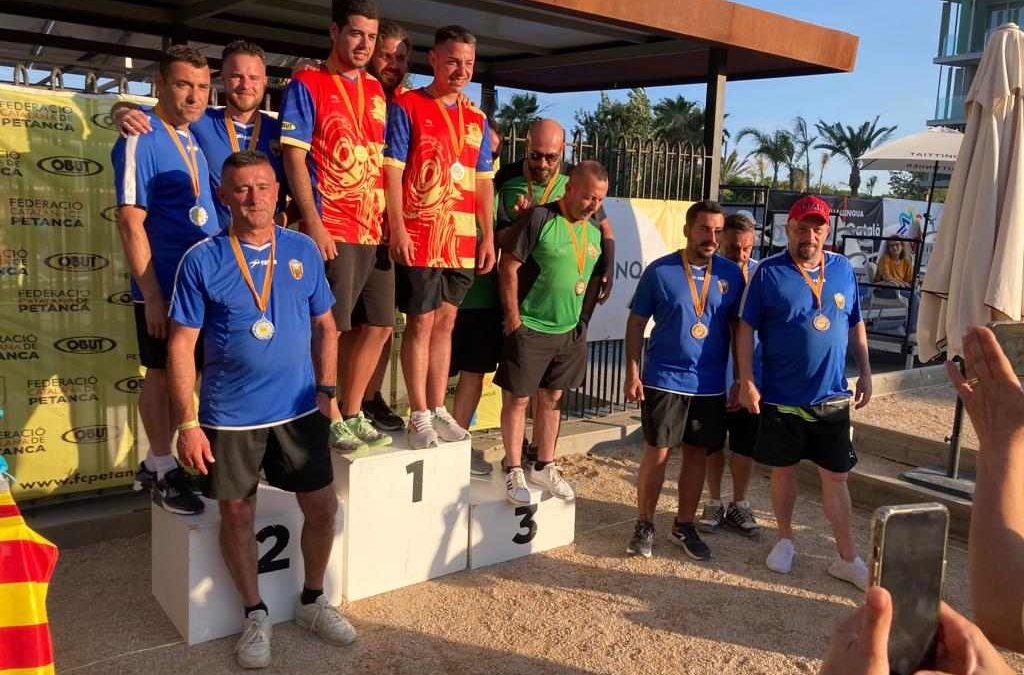 El Club de Petanca Prat Catalunya subcampeones del trofeo autonómico.