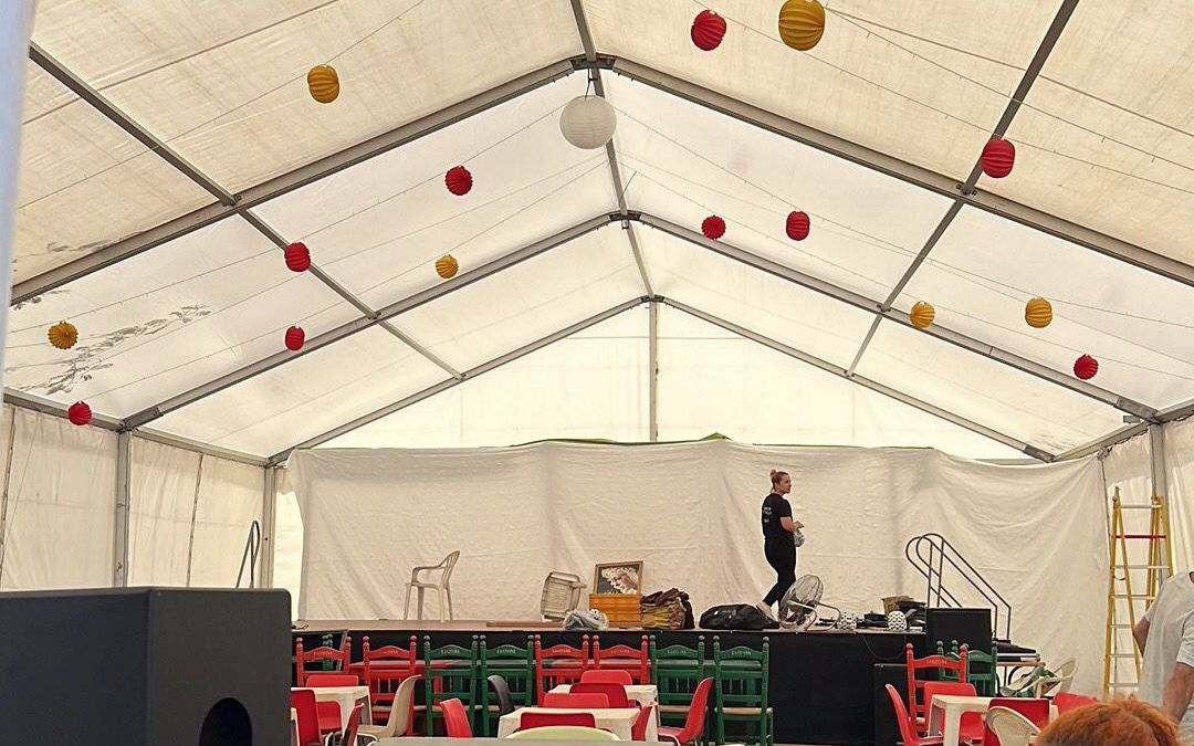 La feria no tendrá carpas