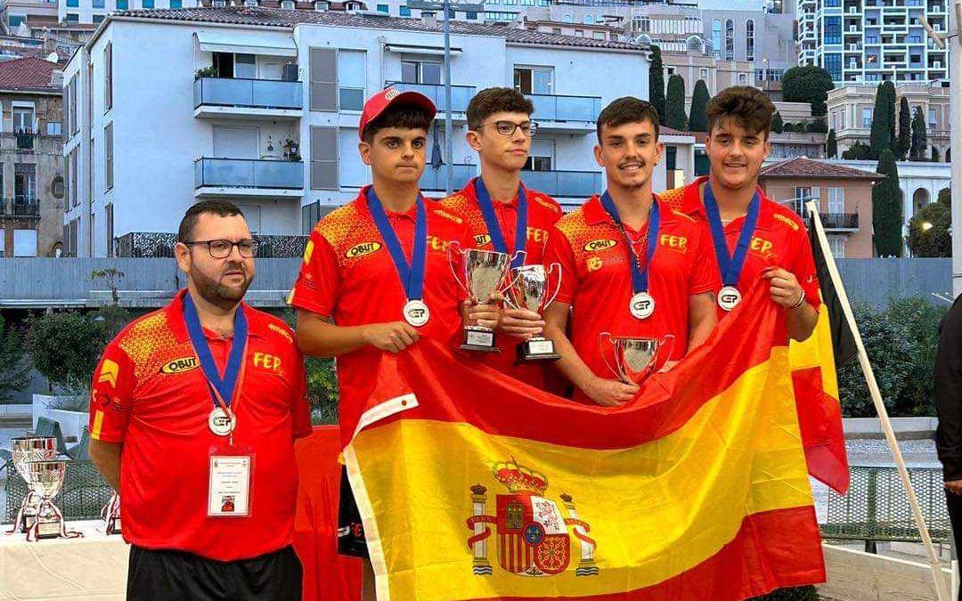 Subcampeón de Europa de petanca.