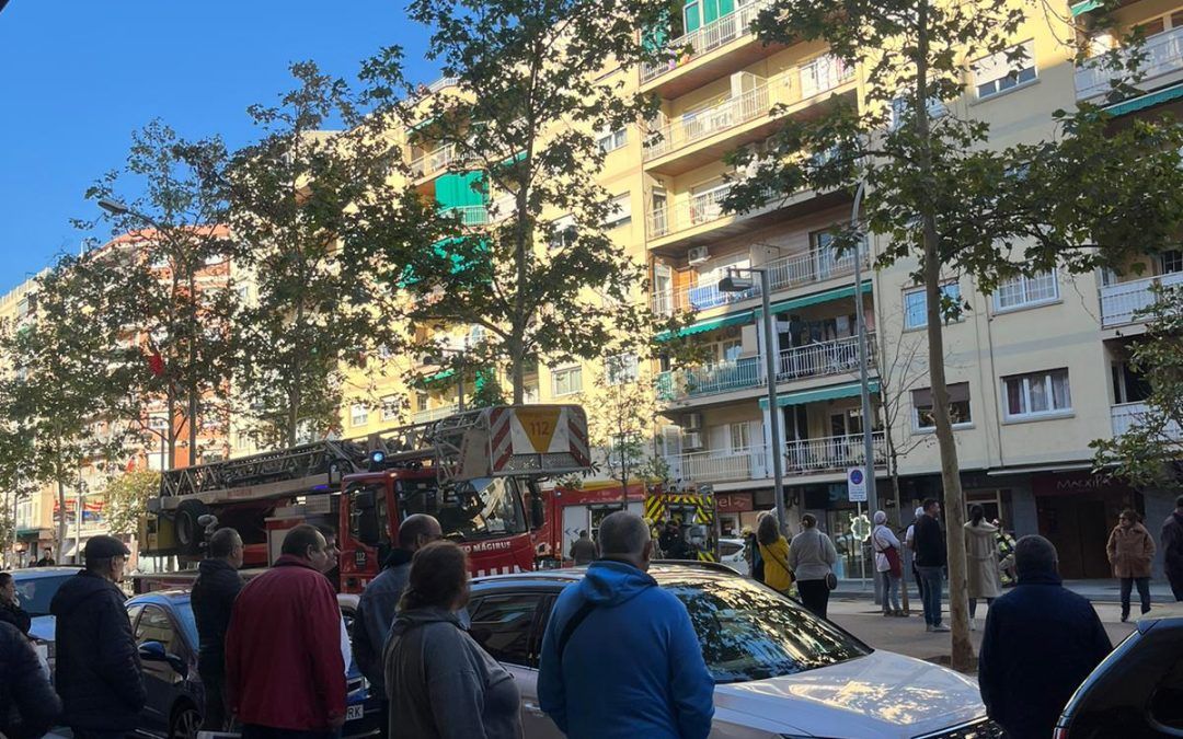 Incendio en una panadería
