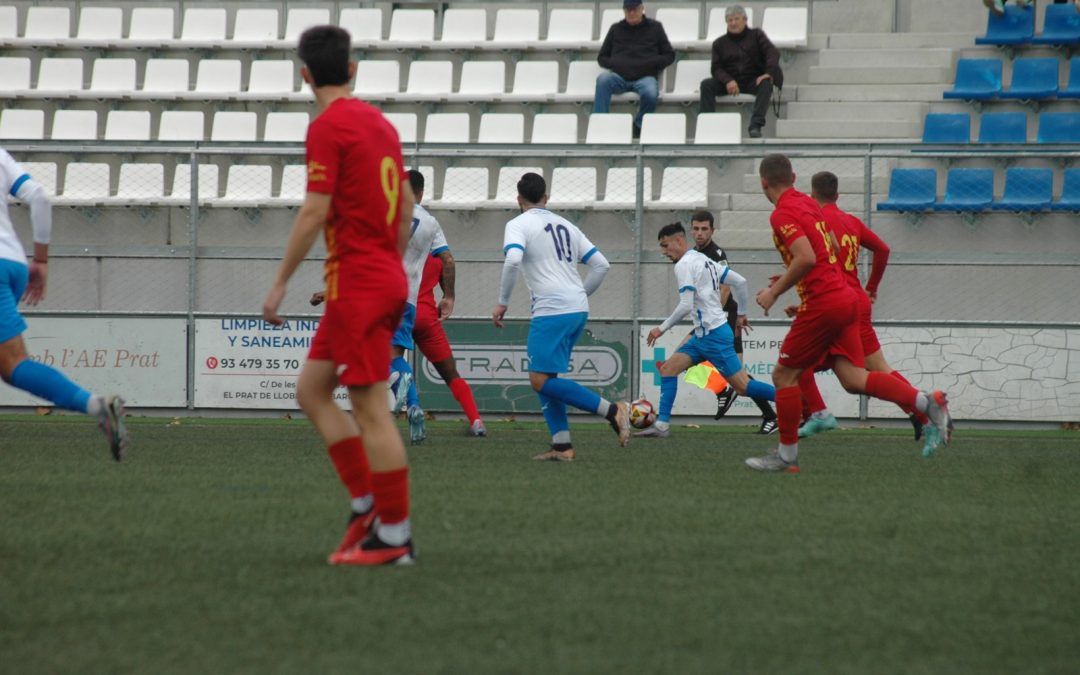 La AE Prat venç a la Rápita per 1 a 0. Les imatges del partit