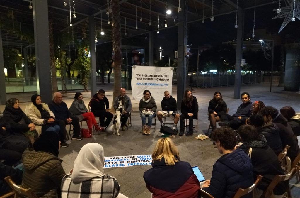 Primera asamblea del sindicato de vivienda