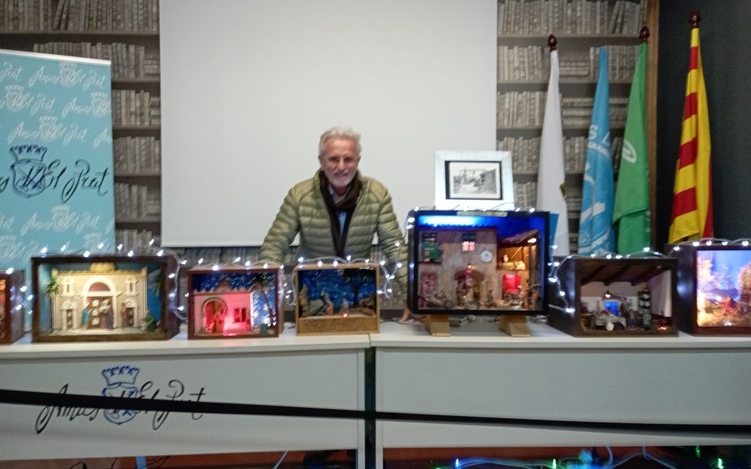 Inaugurada una mostra de pessebres al local d’amics d’El Prat.