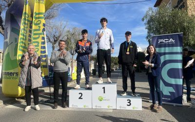 Óscar Martínez aconsegueix el subcampionat absolut i sub 23 del Campionat català de marxa