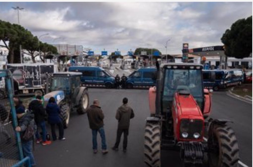 La protesta del campo llega a Mercabarna