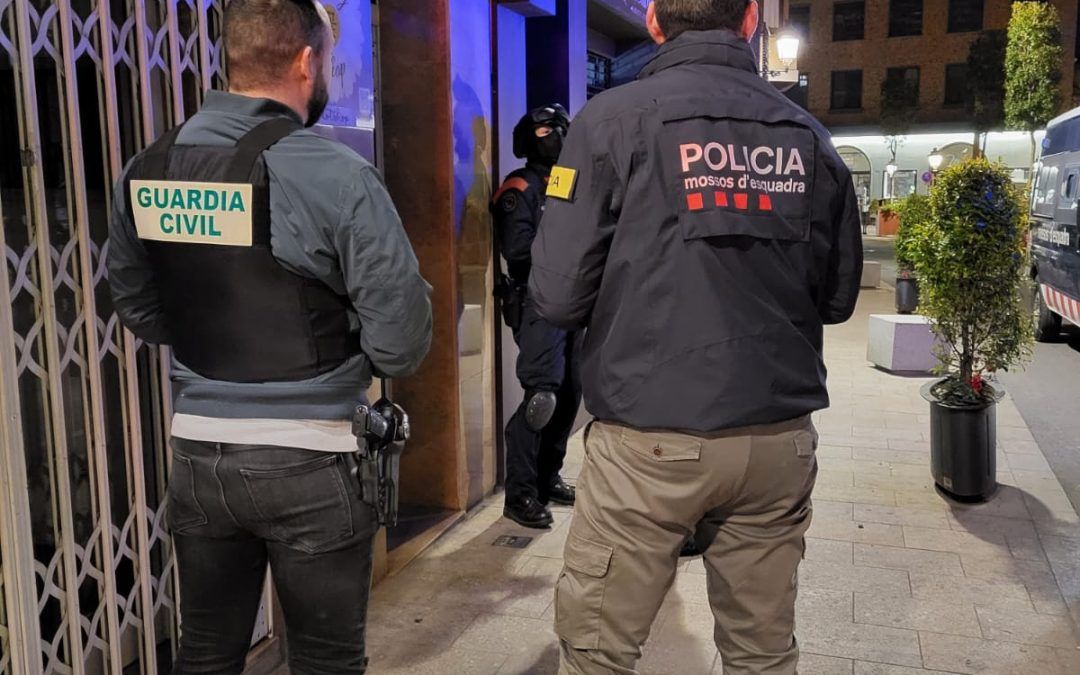 Operació conjunta de Mossos i Guàrdia Civil