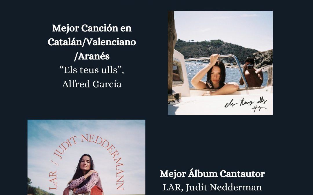 Alfred García candidato a los premios de la Academia de la música española
