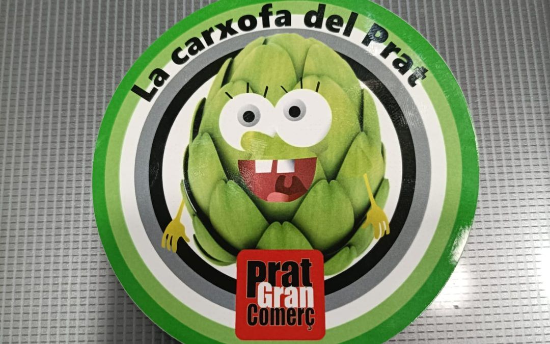 Nueva pegatina de «La Carxofa del Prat»