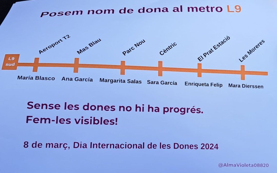 Posem nom de dona al metro  L-9