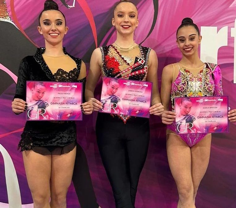 Nuevos triunfos para la gimnasia rítmica pratense