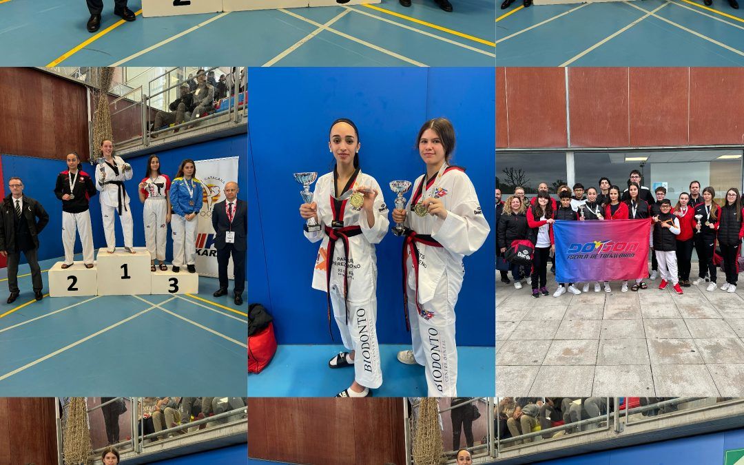 El gimnasio Do Jon gana 5 medallas en el campeonato de Cataluña cadete y sub21.