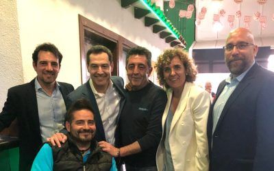 El presidente de la Junta de Andalucía visitó la casa de Andalucía del Prat