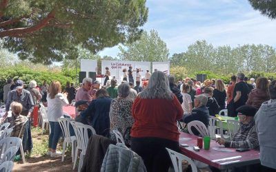 El Parc Nou acogió la celebración de la paella del «Baix en comú»