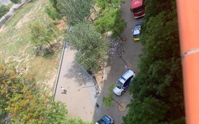 Los servicios de emergencia rescatan a un accidentado