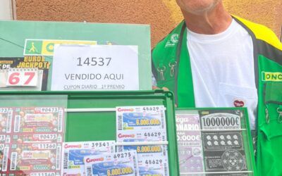 El Prat celebra la suerte: El número 14.537 de la ONCE reparte 175.000€ en premios