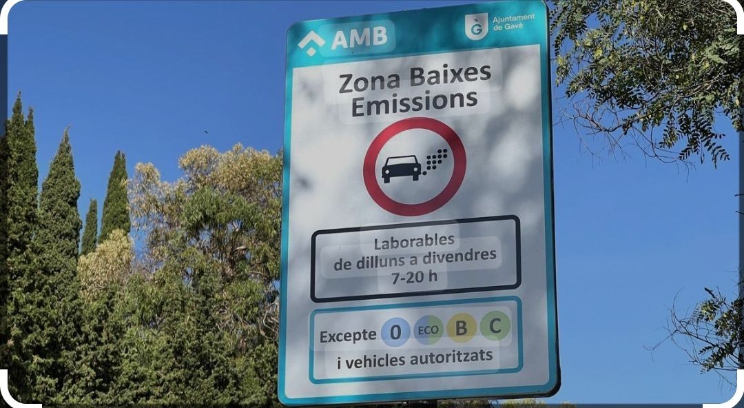 Les sancions de les zones de baixes emissions s’aplicaran el 1 de gener 2025.
