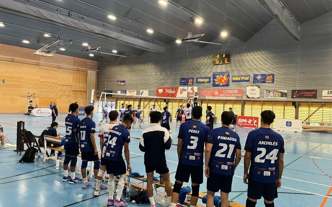 El Vikings Vòlei Prat debuta amb derrota a la Superlliga 2 davant el CV Roquetes