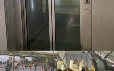 Estación de RENFE descuidada