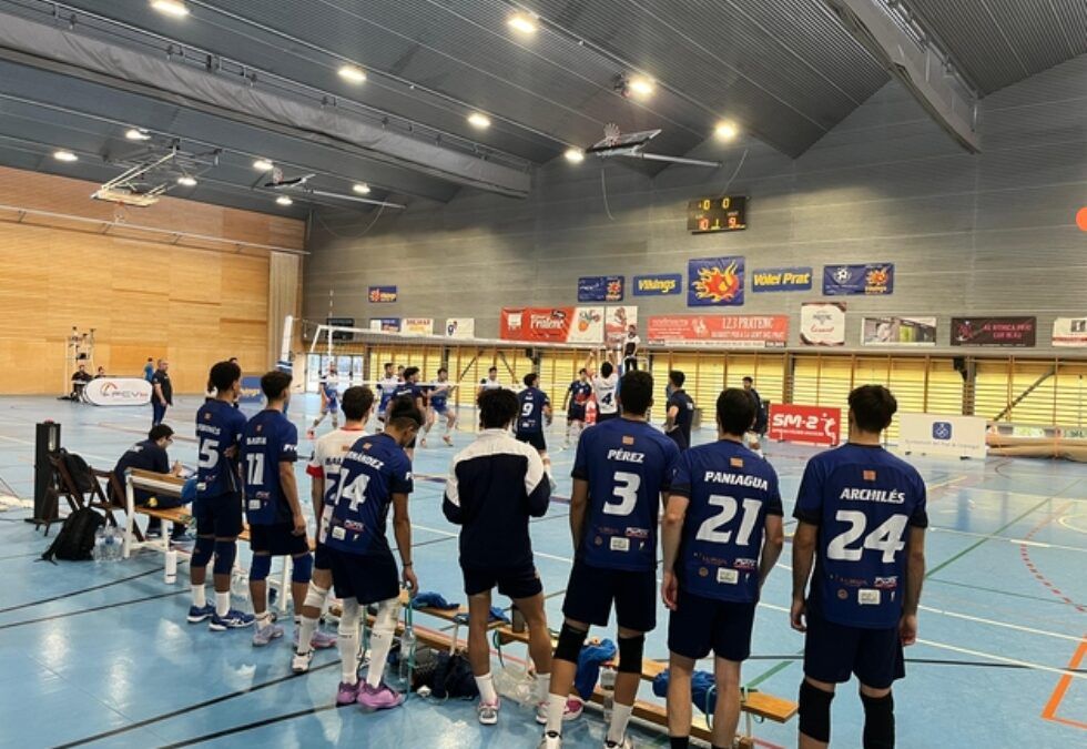 El Vikings Vòlei Prat cau davant el CN Sabadell per 3-0 en un partit complicat