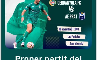 L’AE Prat busca retrobar-se amb la victòria contra el Cerdanyola. La Prèvia.