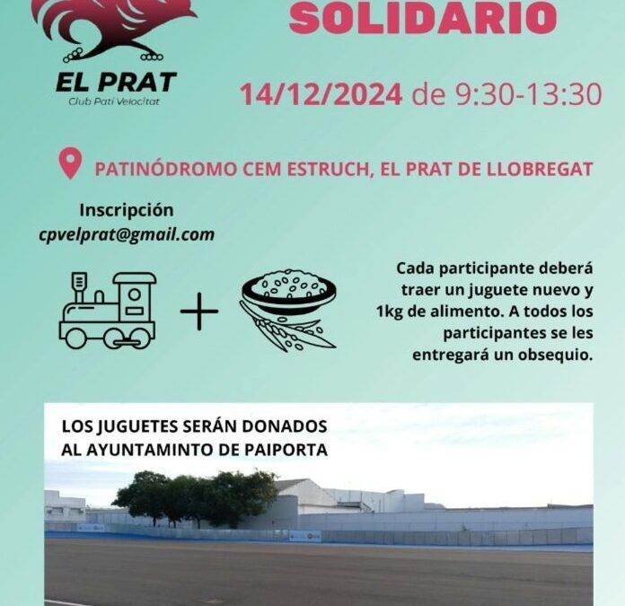 El XIII Trofeu Solidari de Patinatge Velocitat arriba a El Prat amb un objectiu solidari