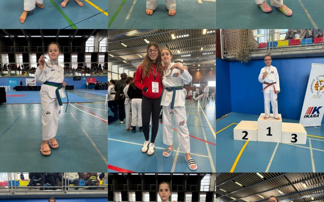 Els clubs pratencs brillen al Campionat de Catalunya de Poomsaes