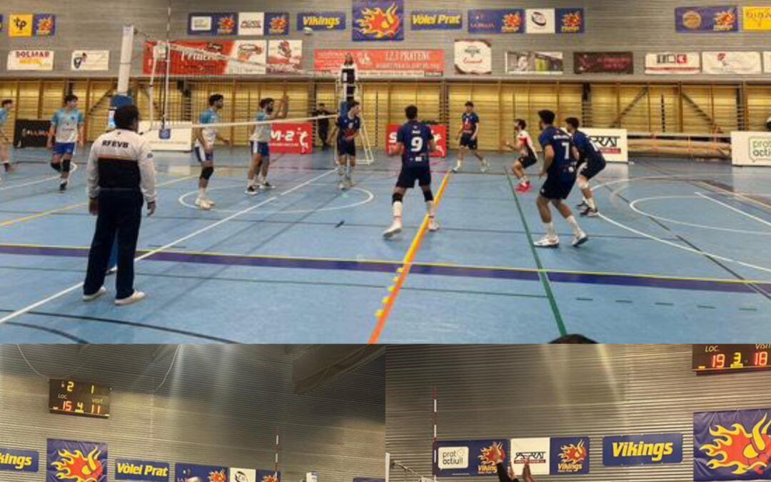 El Vikings Vòlei Prat supera el CN Sabadell (3-1)