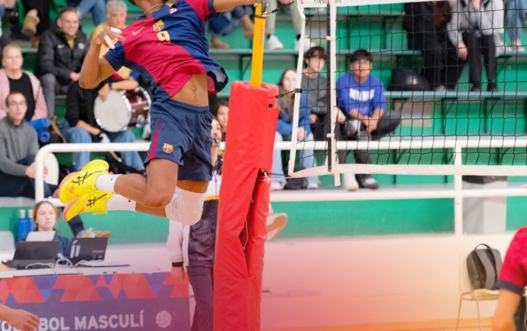 El Barça Voleibol supera el Vikings Vòlei Prat amb un triomf contundent (3-0)