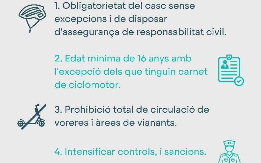 Junts pel Prat celebra les noves mesures per millorar el control dels patinets elèctrics al Prat