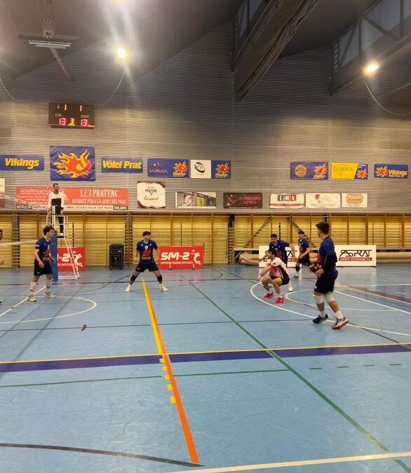 El Vikings Vòlei Prat certifica la permanència a Superliga 2 en un duel èpic