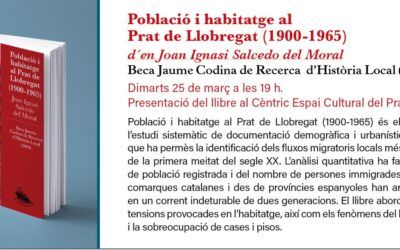 Presentació del Llibre El Prat i el seu creixement: un estudi sobre població i habitatge (1900-1965)