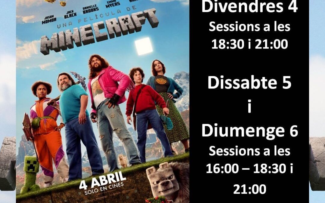 El Cine Capri estrena «Una película de Minecraft» aquest cap de setmana