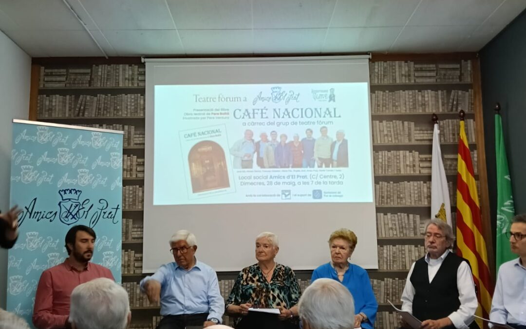 «El vell Ateneu del Prat reviu entre paraules i emocions a ‘Cafè Nacional'»