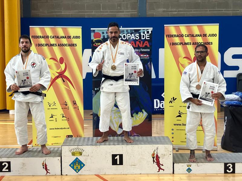 Luis Pérez Hernández, del Club Nippon Prat, campió de la Copa d’Espanya Màster de Judo