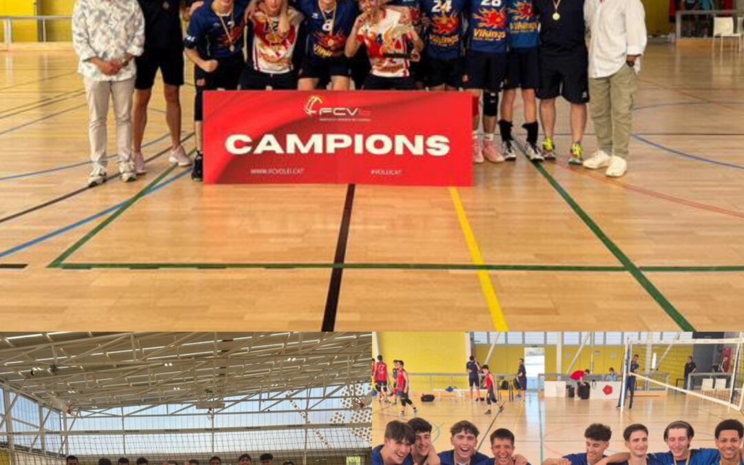 Els júnior del Víkings Vòlei Prat, nous campions de Catalunya en una final d’infart