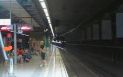 La estació del Prat atrapada al col·lapse ferroviari