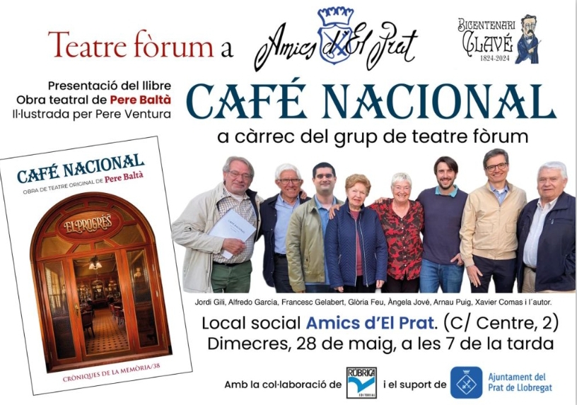 “Cafè Nacional” arriba al Prat: un viatge emocionant per la memòria col·lectiva dels ateneus catalans