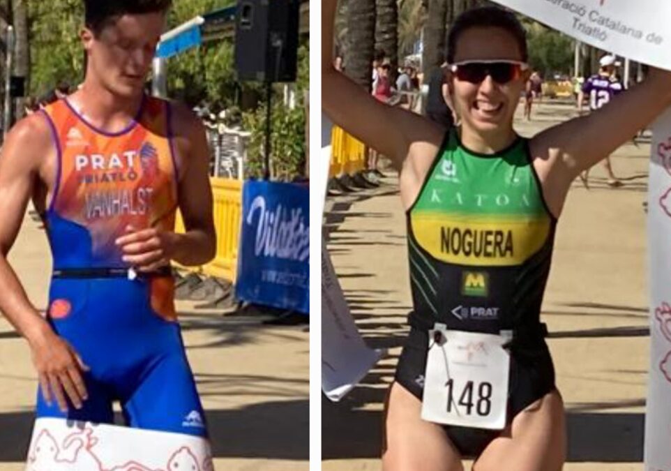 Cap de setmana rodó pel triatló pratenc: èxits dels petits a Calafell i doble victòria a Mataró