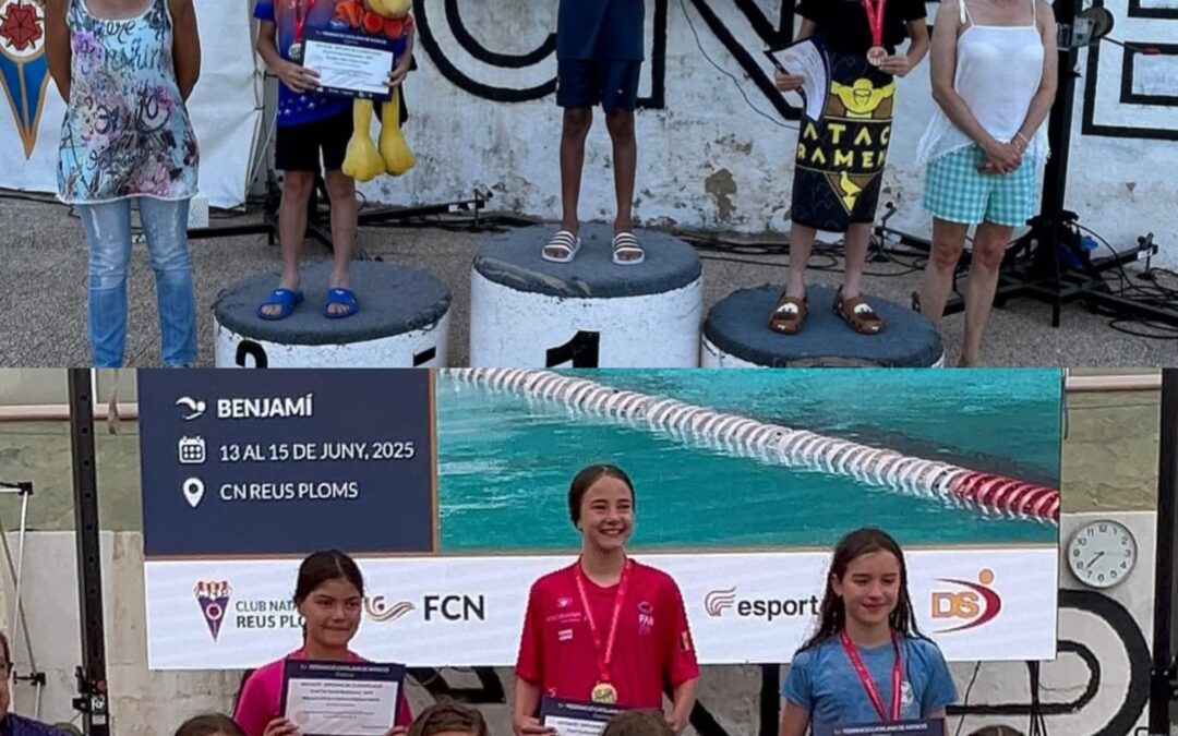 El Club Natació Prat brilla a la Final Territorial del Campionat de de Catalunya Benjamí de