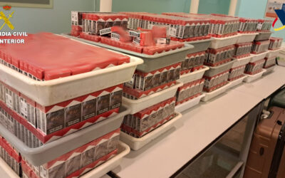 Detingut a l’Aeroport  amb gairebé 4.000 paquets de tabac de contraban