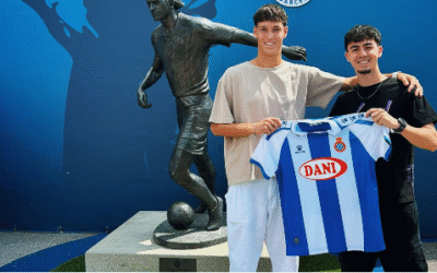 Jan Jou i Pau Moliner ‘Moli’ fan el salt a l’Espanyol: dos talents de l’AE Prat que continuen somiant en gran