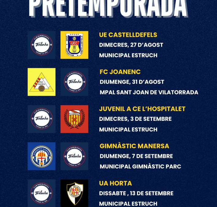 El Terlenka ja coneix el camí del seu Primer Equip a la lliga i es prepara per a una pretemporada intensa