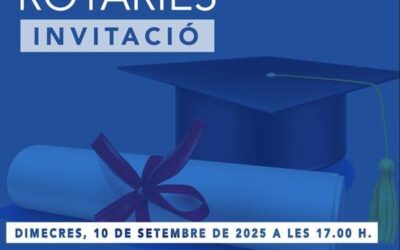 Quatre joves del Prat reben les beques del Rotary Club per continuar els estudis superiors
