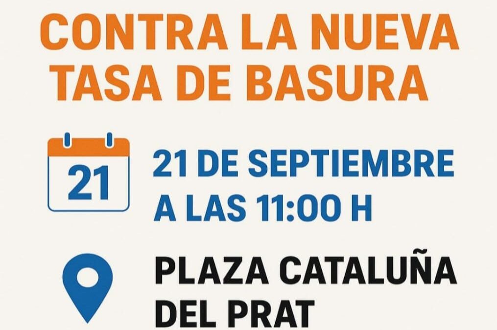 VOX El Prat se suma a la protesta contra la nova taxa de residus