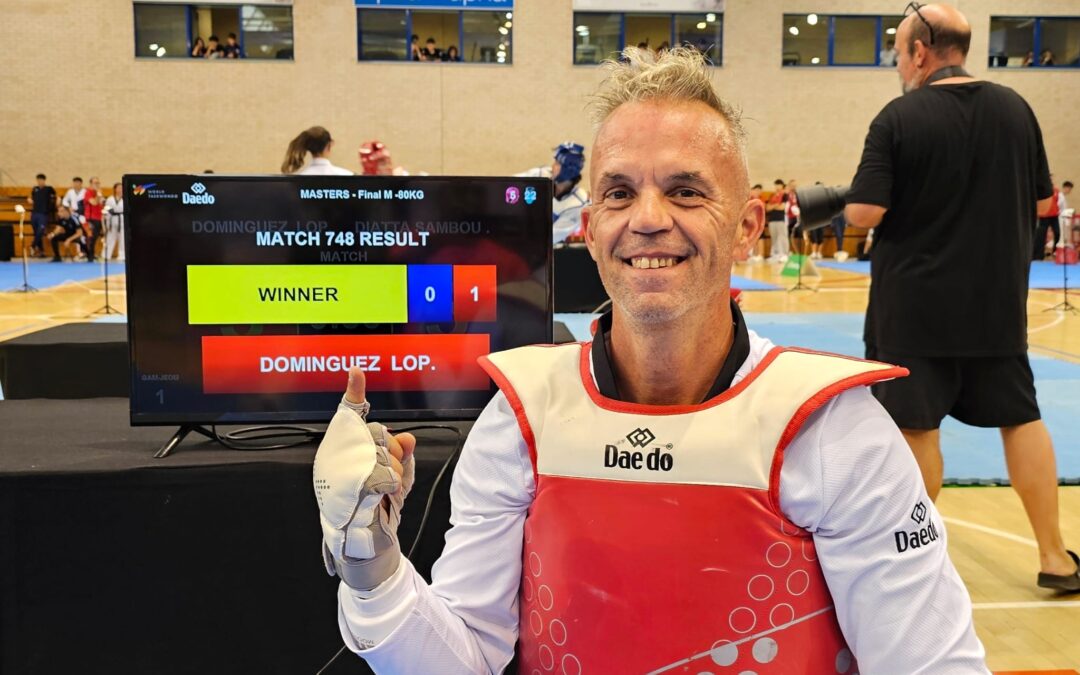 José Ángel Domínguez, or al màster -80 kg de l’Open de Navarra